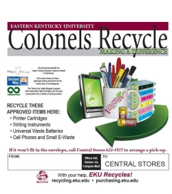 "Colonels Recycle" Envelopes